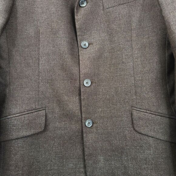 Dolce And Gabbana Mens Brown Wool 4 Button Closure Sport Coat Blazer 36 - Picture 5 of 7